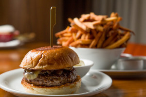Burger and Fries, from Bowery Meat Company