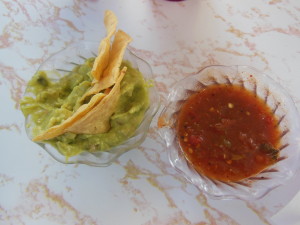 Guacamole, Salsa, and Chips